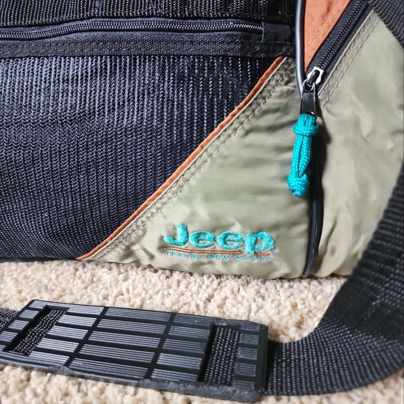 Jeep Bags Vintage Jeep Travel Equipment Carry On Duffle Bag Poshmark